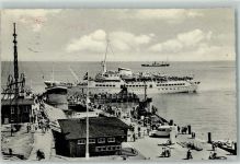 27472 W2190 Cuxhaven - Hafenanlagen und Reede