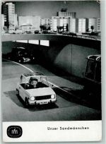 im Auto DDR Fernsehfunk Verlag Gebrüder Garloff Sandmännchen 1969