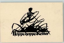 Grashüpfer Insekten Scherenschnitt Hoppe, hoppe Reiter AK Schwindt, A.