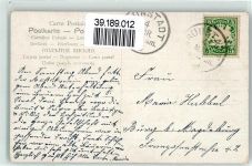 Frau mit Tracht als Verzierung auf dem Lebkuchen Lebkuchen 1908 Gebrauchsspuren