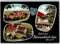 88178 W8999 Heimenkirch - Gasthaus Sonne Kinder- und Jugenderholungsheim Stadtwappen