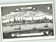 W4000 Düsseldorf Düsseldorf AK nach einem Stich um 1647 Merianstiche