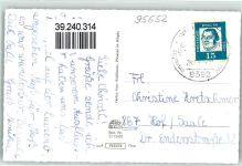 95652 W8595 Waldsassen - Stiftskirche Chorgestühl Kanzel Kappel
