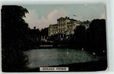 18581 O2353 Putbus 1908 Relief AK Schloss See Schwan