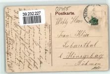 08485 O9802 Lengenfeld , Vogtl 1912 Gebrauchsspuren