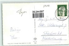 82418 W8110 Seehausen a. Staffelsee Foto AK Kirche Segelboot