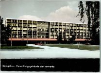 84513 W8266 Töging a. Inn Foto AK Verwaltungsgebäude der Innwerke