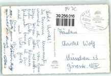 92507 W8470 Nabburg Foto AK Krankenhaus Bahnpost Regensburg