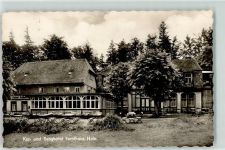 02797 O8806 Hain b Zittau Gebrauchsspuren Hotel Forsthaus Hain Gartenwirtschaft
