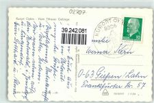 02797 O8806 Hain b Zittau Gebrauchsspuren Hotel Forsthaus Hain Gartenwirtschaft