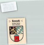 95478 W8584 Kemnath Vignette Wappen Kaffee Hag ca. 1920-1940