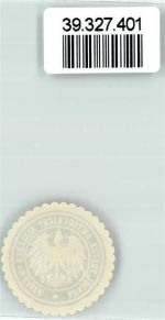 06425 O4342 Alsleben Siegelmarke Königl. Preuss. Amtsgericht Alsleben a.d. Saale