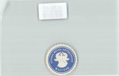 17213 O2063 Malchow , Meckl Siegelmarke Amtsgericht Mecklenburg Blau Weiß