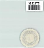 39629 O3592 Bismark Altmark Siegelmarke Magistrat der Stadt Wappen Blau Weiß