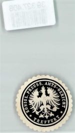 99830 O5908 Treffurt Siegelmarke Königl. Preuss. Amtsgericht Treffurt