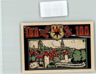 34497 W3540 Korbach Geldschein Notgeld Gutschein 100 Pfennig Dalwigertor