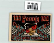 34497 W3540 Korbach Geldschein Notgeld Gutschein 100 Pfennig Dalwigertor