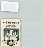 35460 W6301 Staufenberg , Hess Vignette Wappen Kaffee Hag ca. 1920-1940 Burg