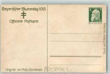 Bayerischer Blumentag 1913 sign Prof. v. Zumbusch Privatganzsache