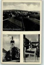 95692 W8591 Konnersreuth , Oberpf - Kirche St. Laurentius Betstuhl von Therese Neumann