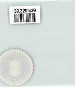 10115 O1100 Pankow Siegelmarke Direktion der Irrenanstalt der Stadt Berlin zu Buch