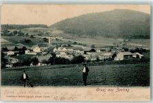 94579 W8359 Zenting 1905 Gebrauchsspuren Pfarrkirche Bauern