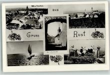 7071 Rust - altes Stadttor Storch Segelboot