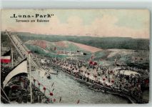 10115 W1000 Halensee 1918 Gebrauchsspuren Luna Park Terrassen am Halensee