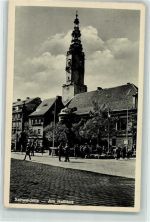 Schweidnitz Swidnica - am Rathaus WK II
