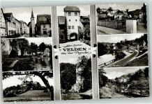 91235 W8564 Velden , Mittelfr - Neue Brücke Stadtmühle Löwenfels Stadttor