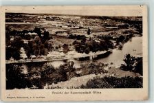 Wilna Vilnius 1918 - Ansicht der Kasernenstadt Feldpost