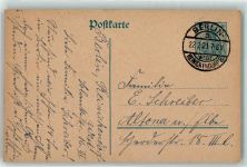 10115 W1000 Reinickendorf Gebrauchsspuren Ganzsache
