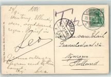 10115 O1197 Johannisthal 1911 - Taxe Nachgebühr