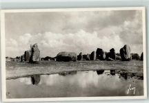 56340 Carnac Foto AK Steinreihen Alignements du Ker Menec