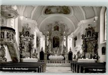 82490 W8105 Farchant - Pfarrkirche St. Andreas Altar Kanzel Chorgestühl