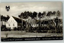 07629 O6530 Hermsdorf , Thür Foto AK Mitropa-Rasthof Hermsdorfer Kreuz A9