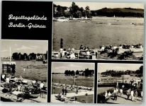 10115 O1180 Grünau Foto AK Regattagelände