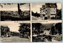 98724 O6420 Neuhaus am Rennweg - Erholungsheim Leunawerke Alter Marktplatz Untere Wulstmühle