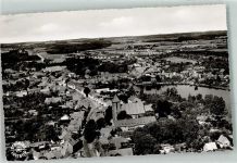 24211 W2308 Preetz , Holst - Fliegeraufnahme mit Ev. Kirche und Kirchsee