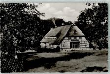 29646 W3045 Niederhaverbeck , Kr Soltau Foto AK Gasthaus Heidekrug