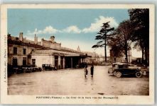 86000 Poitiers - la Cour de la Gare vue des Messageries Oldtimer