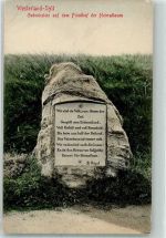 25980 W2280 Westerland - Gedenkstein auf dem Friedhof der Heimatlosen