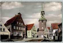 24376 W2340 Kappeln , Schlei Foto AK Rathausmarkt mit Sankt Nikolai Kirche