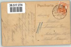 63571 W6460 Gelnhausen 1918 Gebrauchsspuren Barbarossaburg