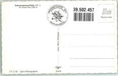 Schwarzwasserhütte - Hüttenstempel