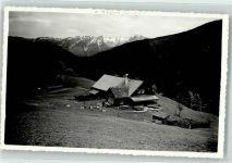 Hoisenrad Foto AK Almhütte mit Hüttenstempel