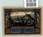 Bolkenhain Bolkow Notgeldschein Notgeld 1Mark 50 Pfennig