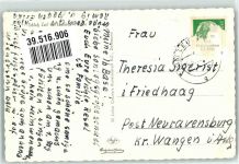 88299 W7970 Leutkirch im Allgäu Foto AK Schloss Zeil