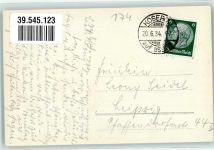 17459 O2225 Koserow 1934 - Steilküste Strand und Seebrücke bei Koserow