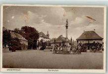 97353 W8714 Wiesentheid Gebrauchsspuren Marienplatz